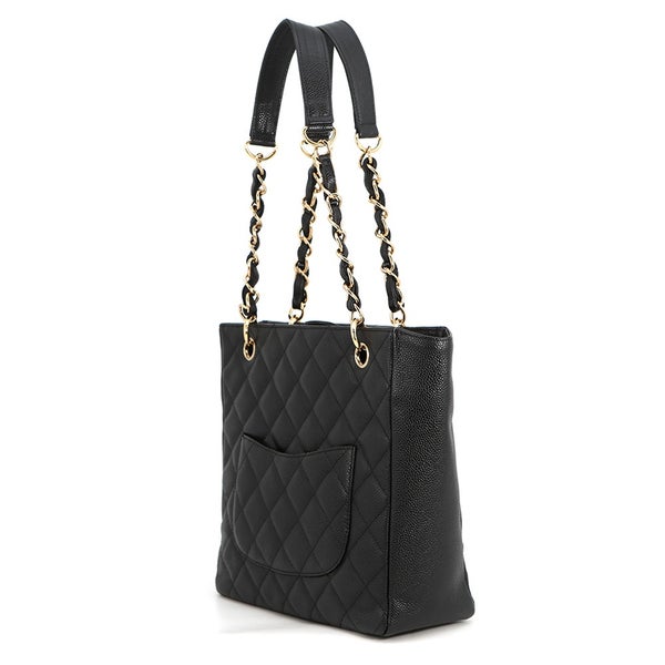 シャネル トートバッグ マトラッセ ココマーク PST A50994 CHANEL 黒