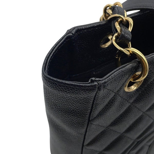 シャネル トートバッグ マトラッセ ココマーク PST A50994 CHANEL 黒