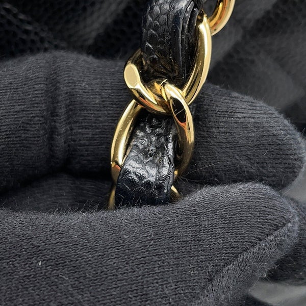 シャネル トートバッグ マトラッセ ココマーク PST A50994 CHANEL 黒