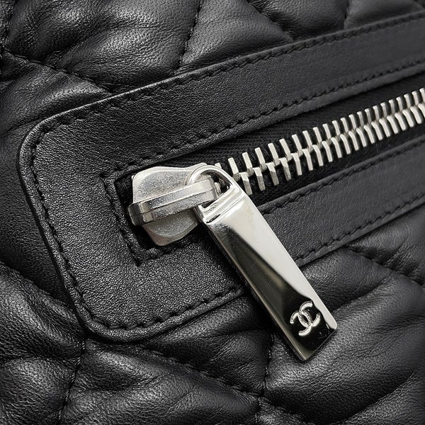 シャネル リュック ココマーク マトラッセ コココクーン バックパック レザー A47094 CHANEL バッグ 黒