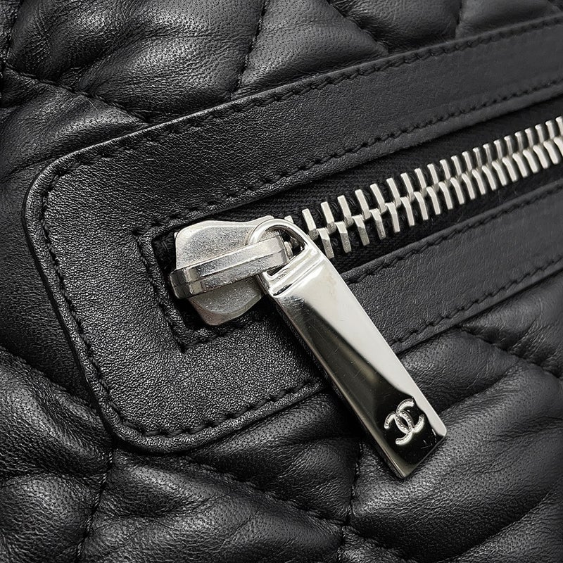 シャネル リュック ココマーク マトラッセ コココクーン バックパック レザー A47094 CHANEL バッグ 黒
