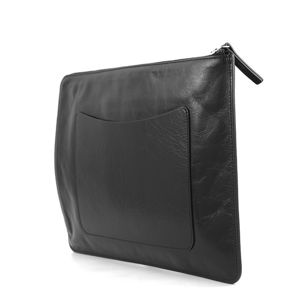 シャネル クラッチバッグ ココマーク レザー CHANEL バッグ セール品 黒
