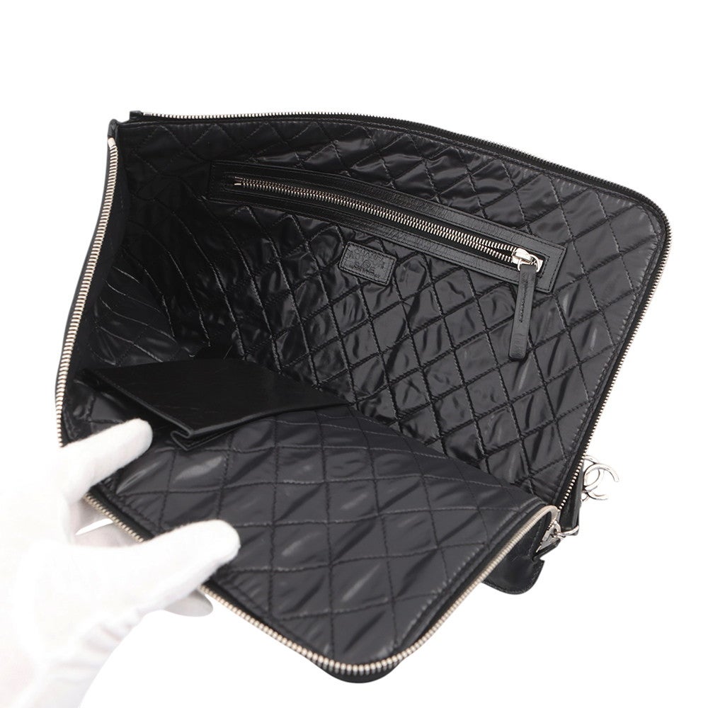 シャネル クラッチバッグ ココマーク レザー CHANEL バッグ セール品