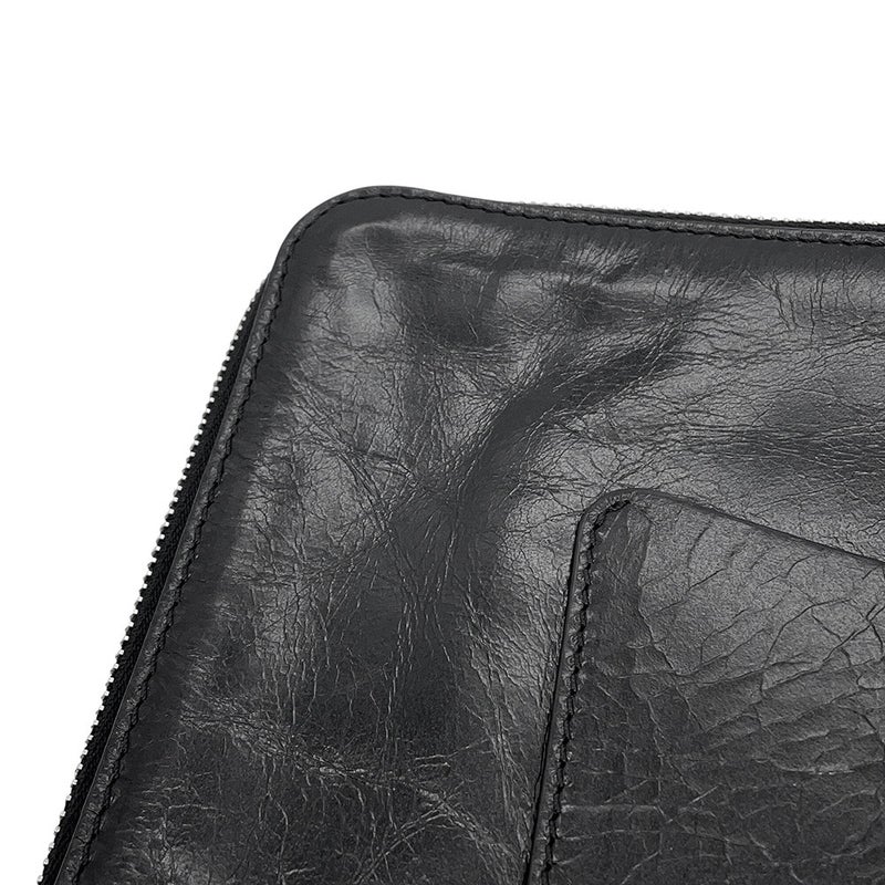 シャネル クラッチバッグ ココマーク レザー CHANEL バッグ セール品 黒