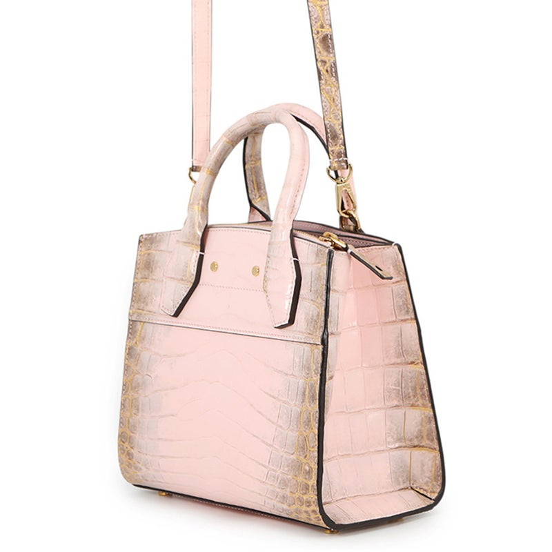 ルイヴィトン ハンドバッグ クロコダイルエキゾチック シティ・スティーマー MINI M98189 LOUIS VUITTON 2wayショルダー