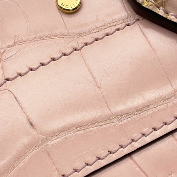 ルイヴィトン ハンドバッグ クロコダイルエキゾチック シティ・スティーマー MINI M98189 LOUIS VUITTON 2wayショルダー