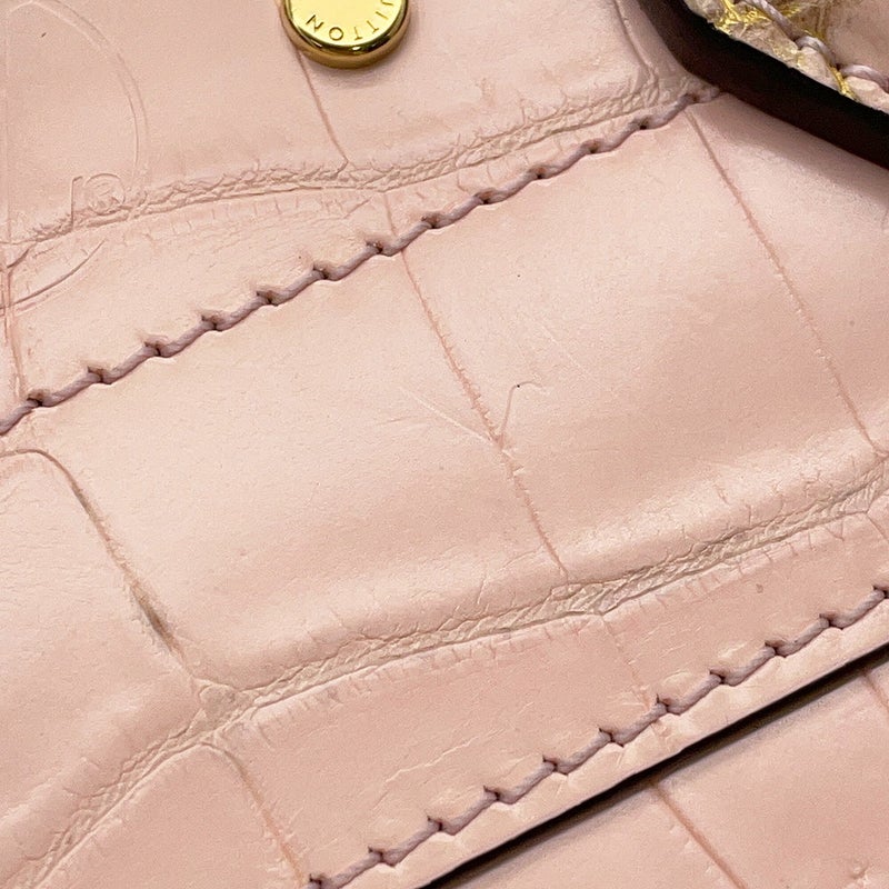 ルイヴィトン ハンドバッグ クロコダイルエキゾチック シティ・スティーマー MINI M98189 LOUIS VUITTON 2wayショルダー