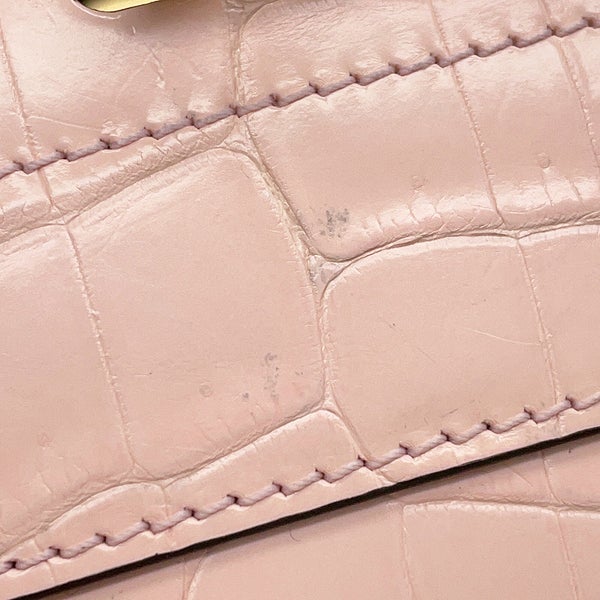 ルイヴィトン ハンドバッグ クロコダイルエキゾチック シティ・スティーマー MINI M98189 LOUIS VUITTON 2wayショルダー