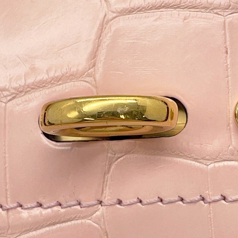 ルイヴィトン ハンドバッグ クロコダイルエキゾチック シティ・スティーマー MINI M98189 LOUIS VUITTON 2wayショルダー