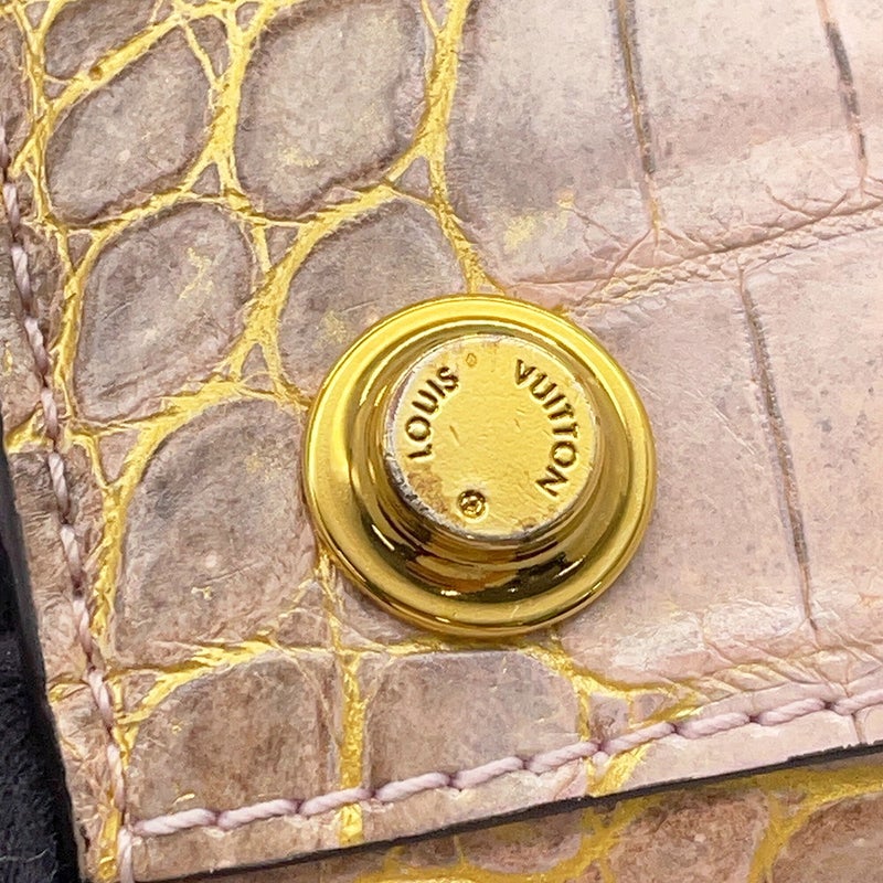ルイヴィトン ハンドバッグ クロコダイルエキゾチック シティ・スティーマー MINI M98189 LOUIS VUITTON 2wayショルダー