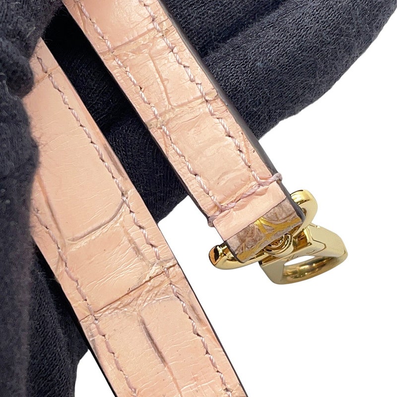 ルイヴィトン ハンドバッグ クロコダイルエキゾチック シティ・スティーマー MINI M98189 LOUIS VUITTON 2wayショルダー
