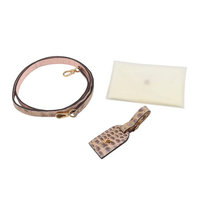 ルイヴィトン ハンドバッグ クロコダイルエキゾチック シティ・スティーマー MINI M98189 LOUIS VUITTON 2wayショルダー