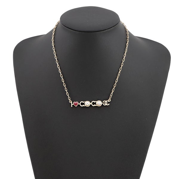 シャネル ネックレス I LOVE COCO ココマーク フェイクパール  A17 P A98208 CHANEL アクセサリー
