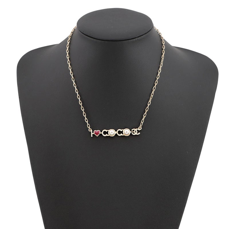 シャネル ネックレス I LOVE COCO ココマーク フェイクパール  A17 P A98208 CHANEL アクセサリー