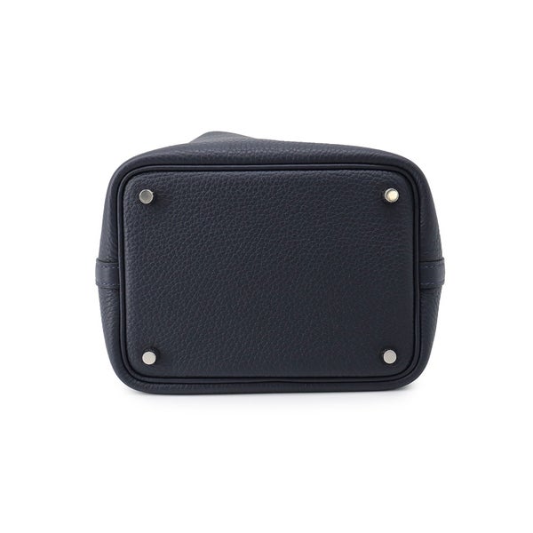 エルメス ハンドバッグ ピコタンロックPM ブルーニュイ/シルバー金具 トリヨンクレマンス K刻印 HERMES