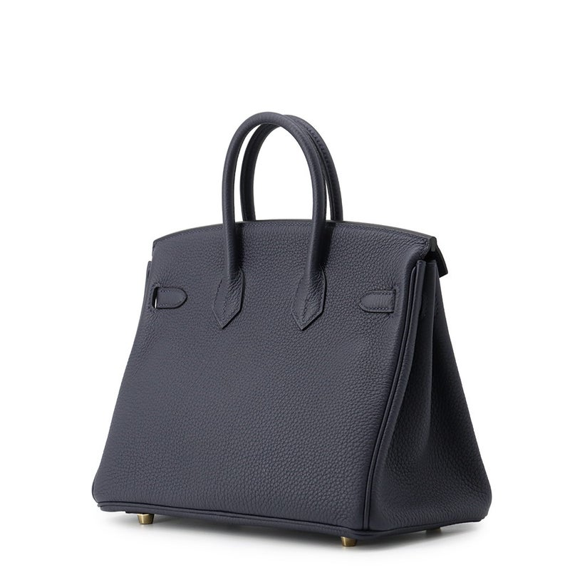 エルメス バーキン25 ブルーニュイ/ゴールド金具 トゴ Y刻印 HERMES ハンドバッグ