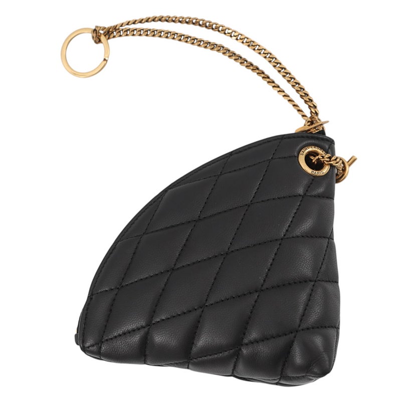 サンローランパリ コインケース サド ラムスキン  802198 SAINT LAURENT PARIS 財布 黒