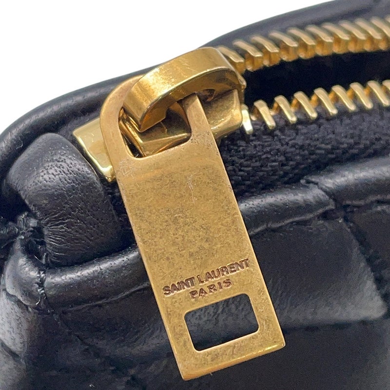 サンローランパリ コインケース サド ラムスキン  802198 SAINT LAURENT PARIS 財布 黒