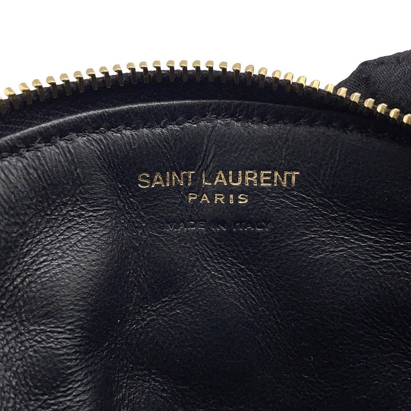 サンローランパリ コインケース サド ラムスキン  802198 SAINT LAURENT PARIS 財布 黒