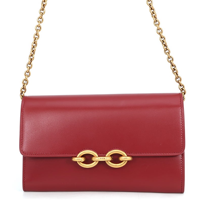 サンローランパリ チェーンショルダーウォレット ル・マイヨン  カーフスキン 696608 SAINT LAURENT PARIS 財布