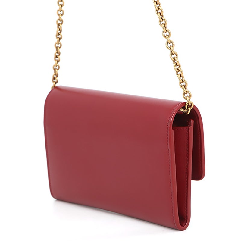 サンローランパリ チェーンショルダーウォレット ル・マイヨン  カーフスキン 696608 SAINT LAURENT PARIS 財布