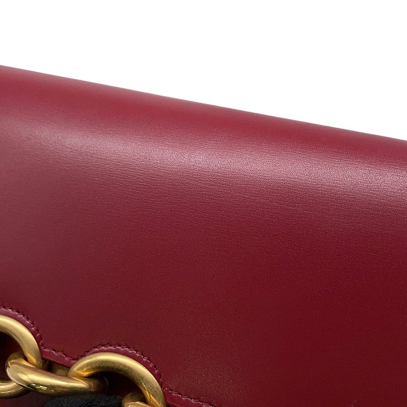 サンローランパリ チェーンショルダーウォレット ル・マイヨン  カーフスキン 696608 SAINT LAURENT PARIS 財布