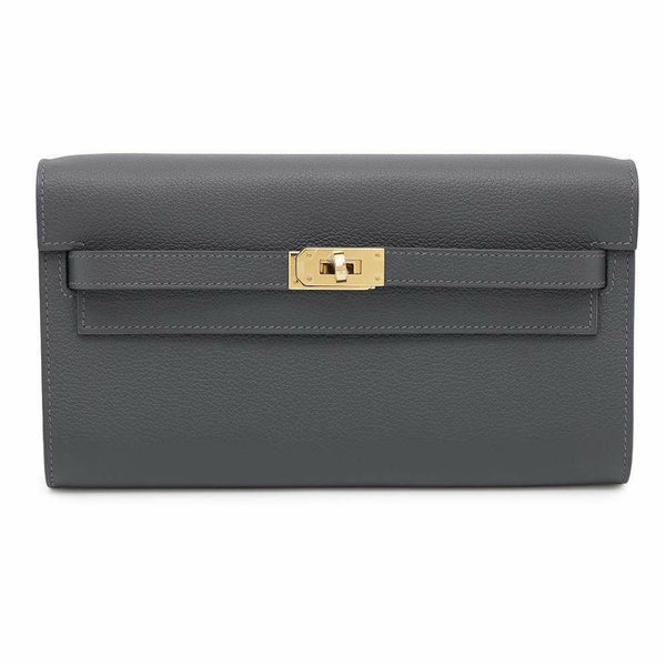 エルメス ケリーウォレット ロング トゥーゴー アルドワーズ/ゴールド金具 エバーカラー W刻印 財布