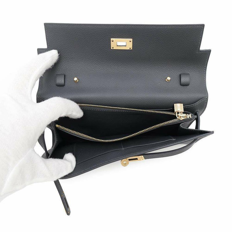 エルメス ケリーウォレット ロング トゥーゴー アルドワーズ/ゴールド金具 エバーカラー W刻印 財布