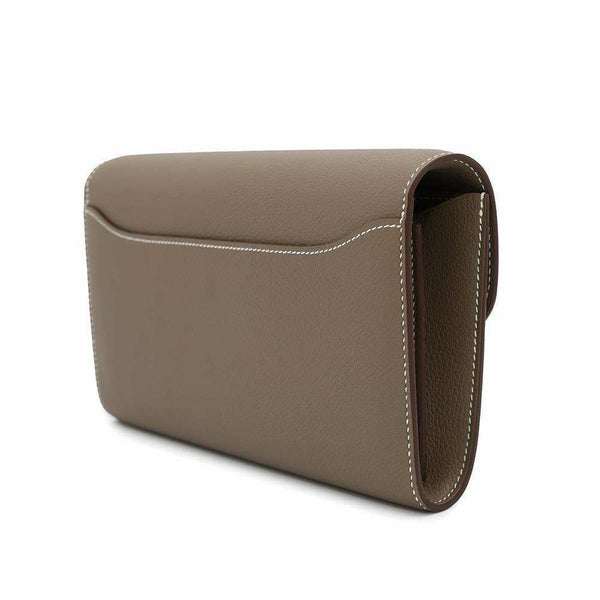 エルメス 長財布 コンスタンス トゥーゴー ロング エトゥープ/ゴールド金具 エバーカラー B刻印