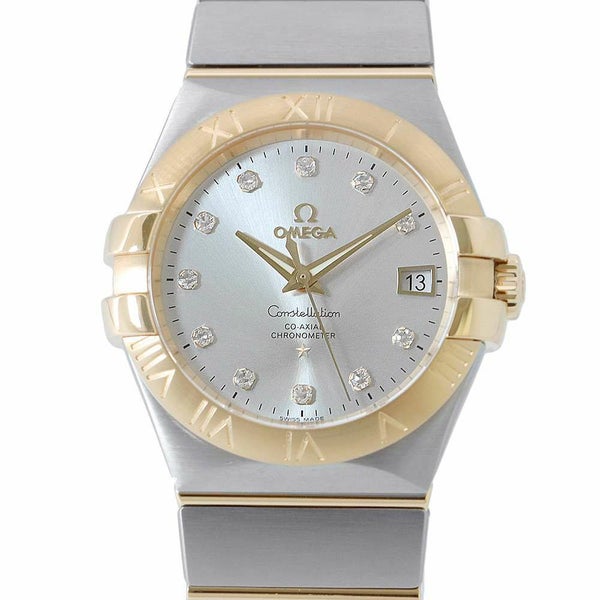オメガ コンステレーション 123.20.35.20.52.002 OMEGA 腕時計 シルバー文字盤 11Pダイヤ