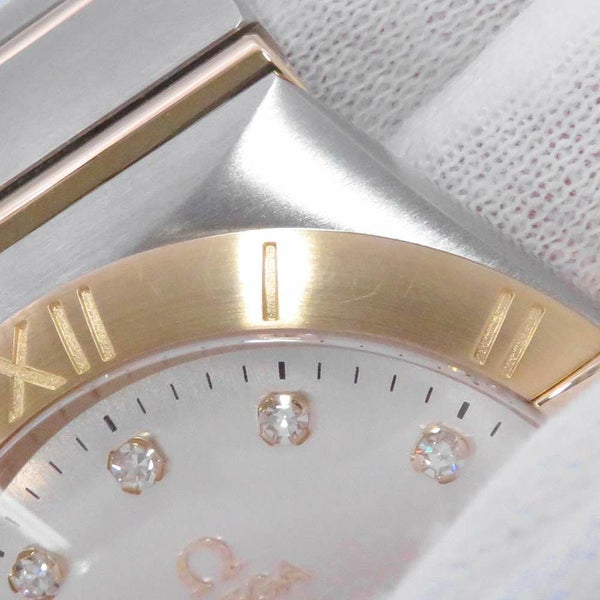 オメガ コンステレーション 123.20.35.20.52.002 OMEGA 腕時計 シルバー文字盤 11Pダイヤ