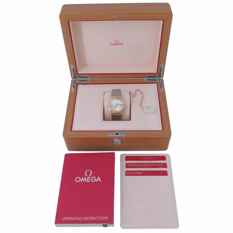 オメガ コンステレーション 123.20.35.20.52.002 OMEGA 腕時計 シルバー文字盤 11Pダイヤ