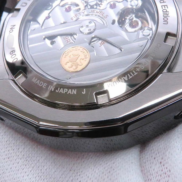 セイコー グランドセイコー ブラックセラミックス リミテッドコレクション 600本限定 SBGC017 グリーン文字盤