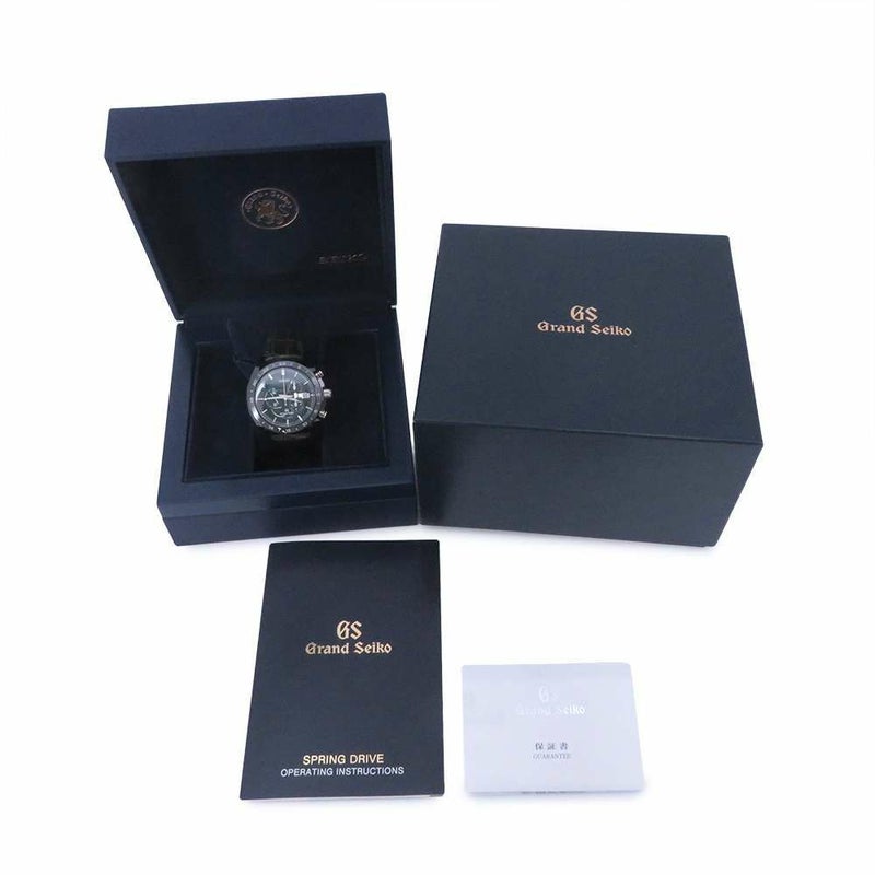 セイコー グランドセイコー ブラックセラミックス リミテッドコレクション 600本限定 SBGC017 グリーン文字盤