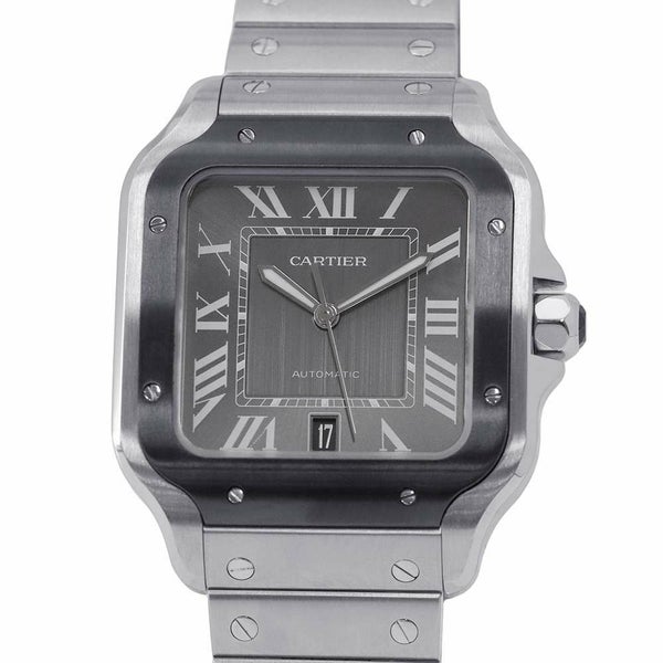 カルティエ サントス ドゥ カルティエ LM WSSA0037 Cartier  腕時計 グレー文字盤