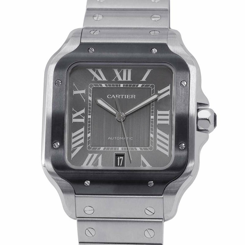 カルティエ サントス ドゥ カルティエ LM WSSA0037 Cartier  腕時計 グレー文字盤