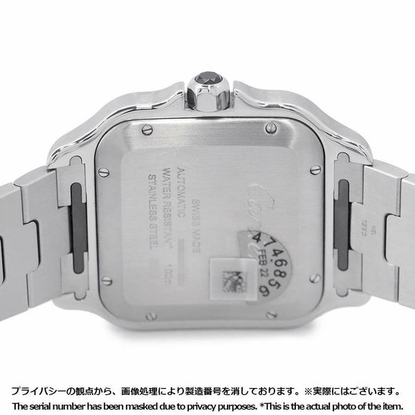 カルティエ サントス ドゥ カルティエ LM WSSA0037 Cartier  腕時計 グレー文字盤