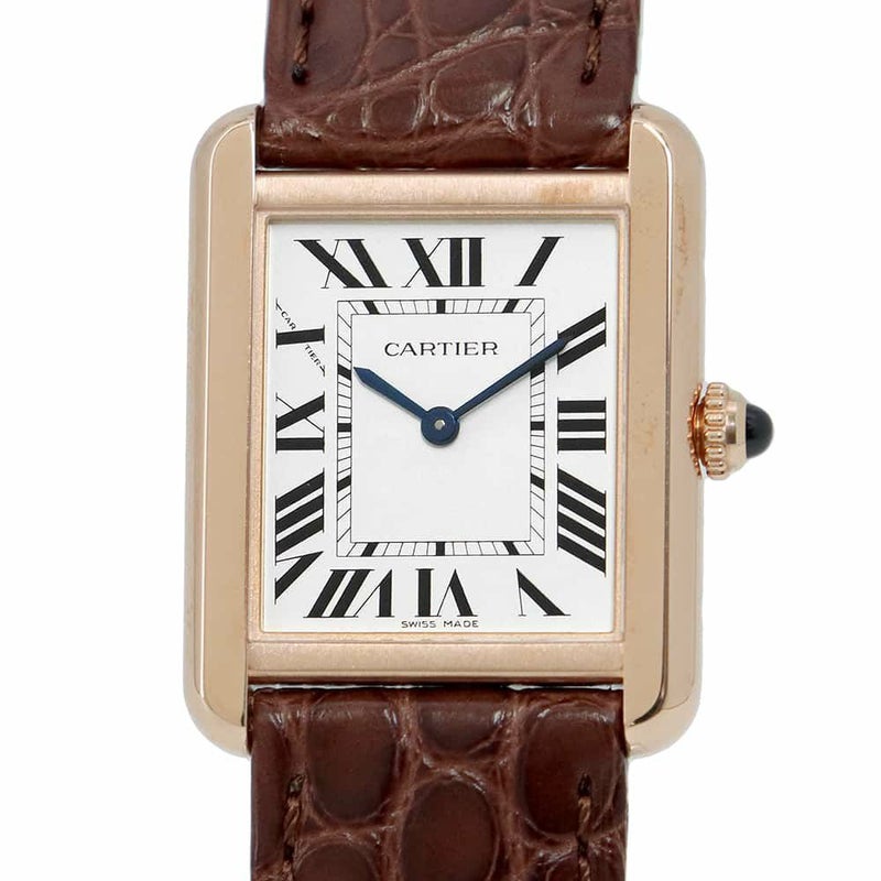 カルティエ タンクソロ SM W5200024 Cartier 腕時計 シルバー文字盤