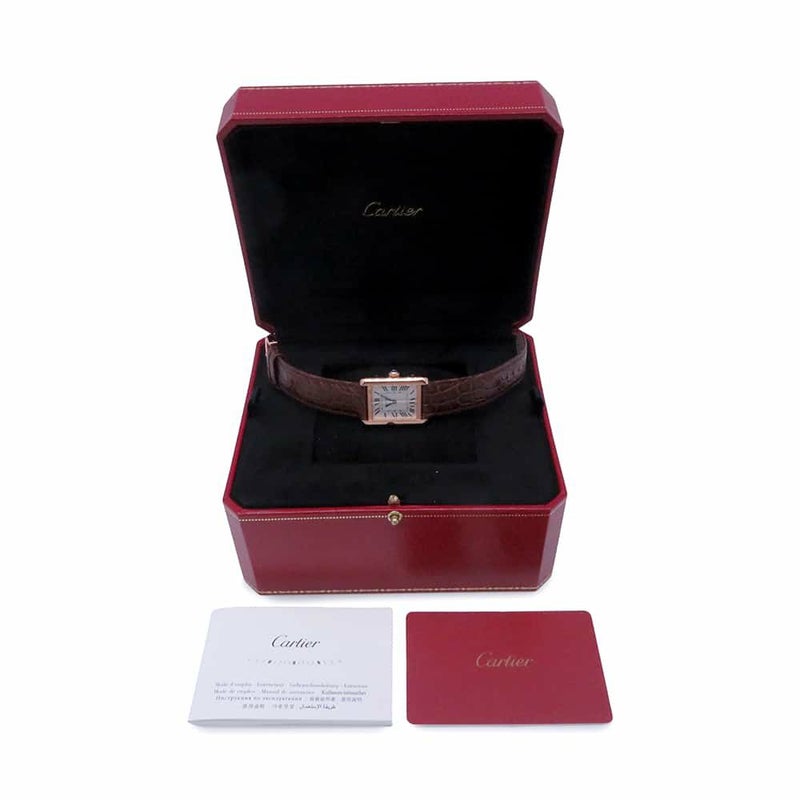 カルティエ タンクソロ SM W5200024 Cartier 腕時計 シルバー文字盤