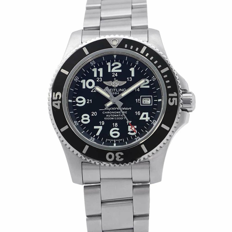 ブライトリング スーパーオーシャン II 44 A17392D7/BD65 BREITLING 腕時計 黒文字盤