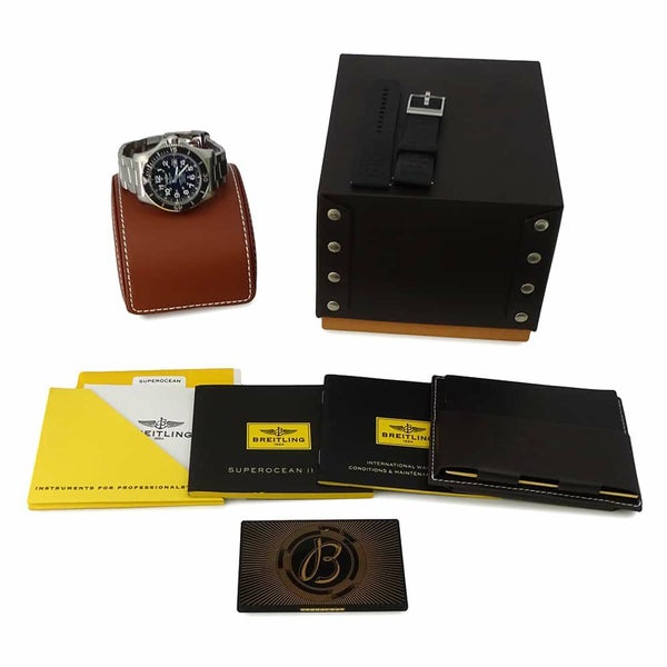 ブライトリング スーパーオーシャン II 44 A17392D7/BD65 BREITLING 腕時計 黒文字盤