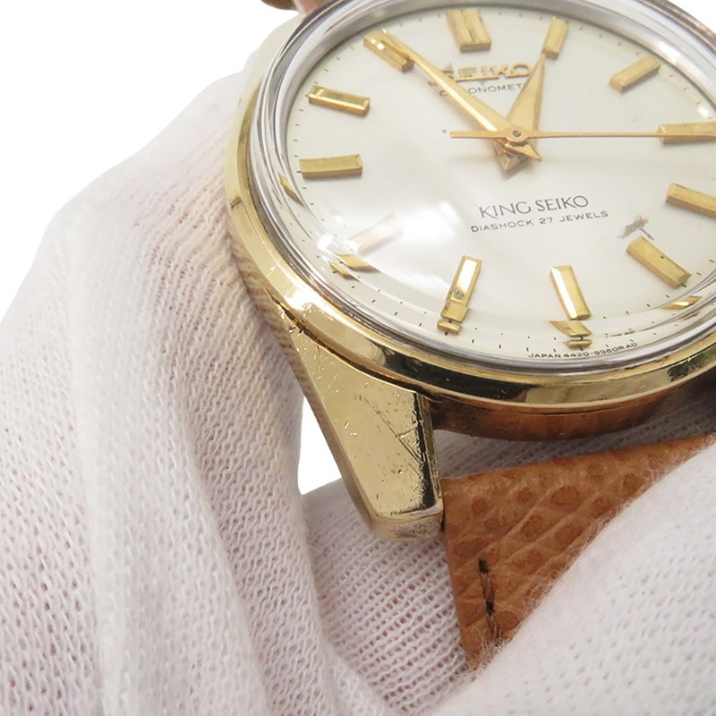 セイコー キングセイコー クロノメーター 4420-9990 SEIKO 腕時計 ウォッチ シルバー文字盤 ヴィンテージ