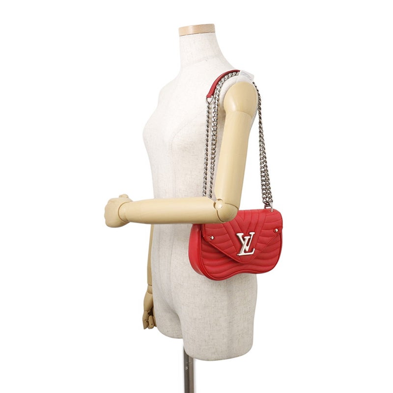 ルイヴィトン チェーンショルダーバッグ レザー ニューウェーブ チェーンバッグPM  M51930 LOUIS VUITTON バッグ