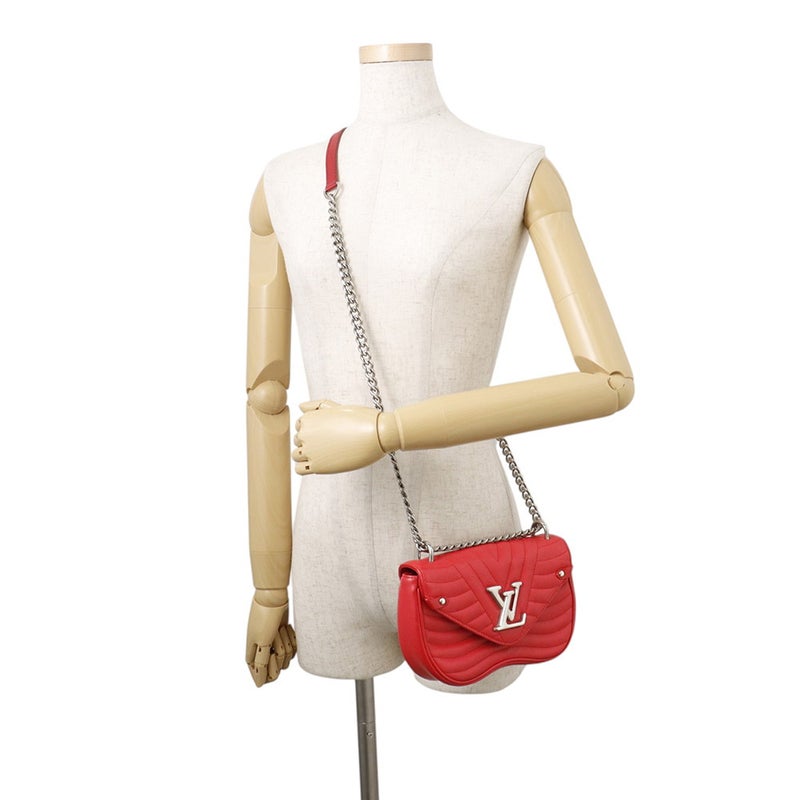 ルイヴィトン チェーンショルダーバッグ レザー ニューウェーブ チェーンバッグPM  M51930 LOUIS VUITTON バッグ