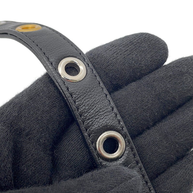 シャネル チェーンショルダーバッグ  バニティ マトラッセ ココマーク ラムスキン AP2550 CHANEL ヴァニティ 黒