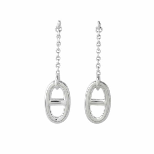 エルメス ピアス ファランドール シェーヌダンクルモチーフ SV925シルバー Farandole HERMES ジュエリー