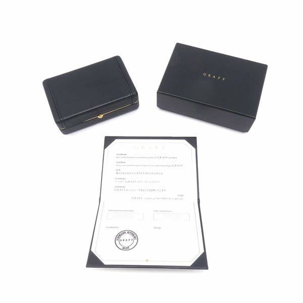 グラフ ピアス トリプル バタフライ シルエット ダイヤモンド イヤリング ダイヤ 計0.85ct K18WGホワイトゴールド RGE1610