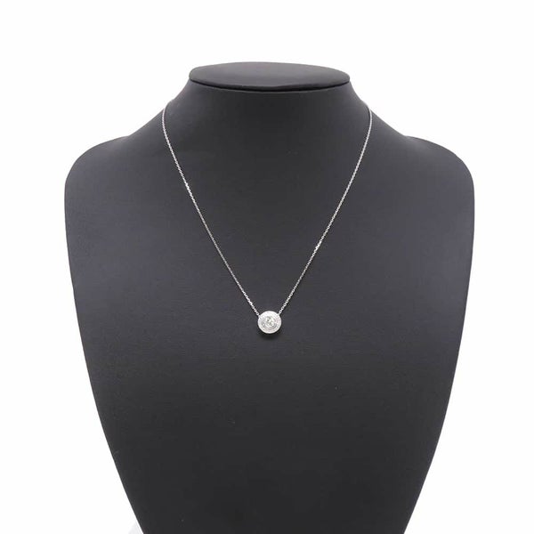 カルティエ ネックレス ダムール ネックレス ダイヤモンド 0.50ct K18WGホワイトゴールド N7406900 ペンダント GIA鑑定書付き