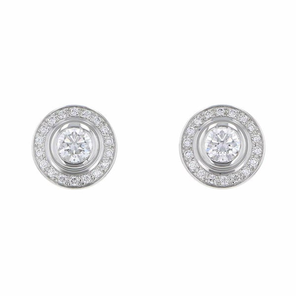 カルティエ ピアス ダムール ピアス ダイヤモンド 中石0.19ct/0.2ct K18WG N8502900 Cartier ジュエリー