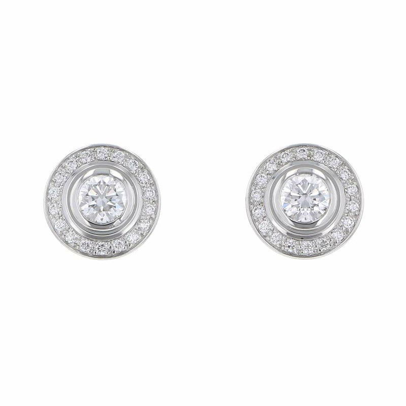 カルティエ ピアス ダムール ピアス ダイヤモンド 中石0.19ct/0.2ct K18WG N8502900 Cartier ジュエリー